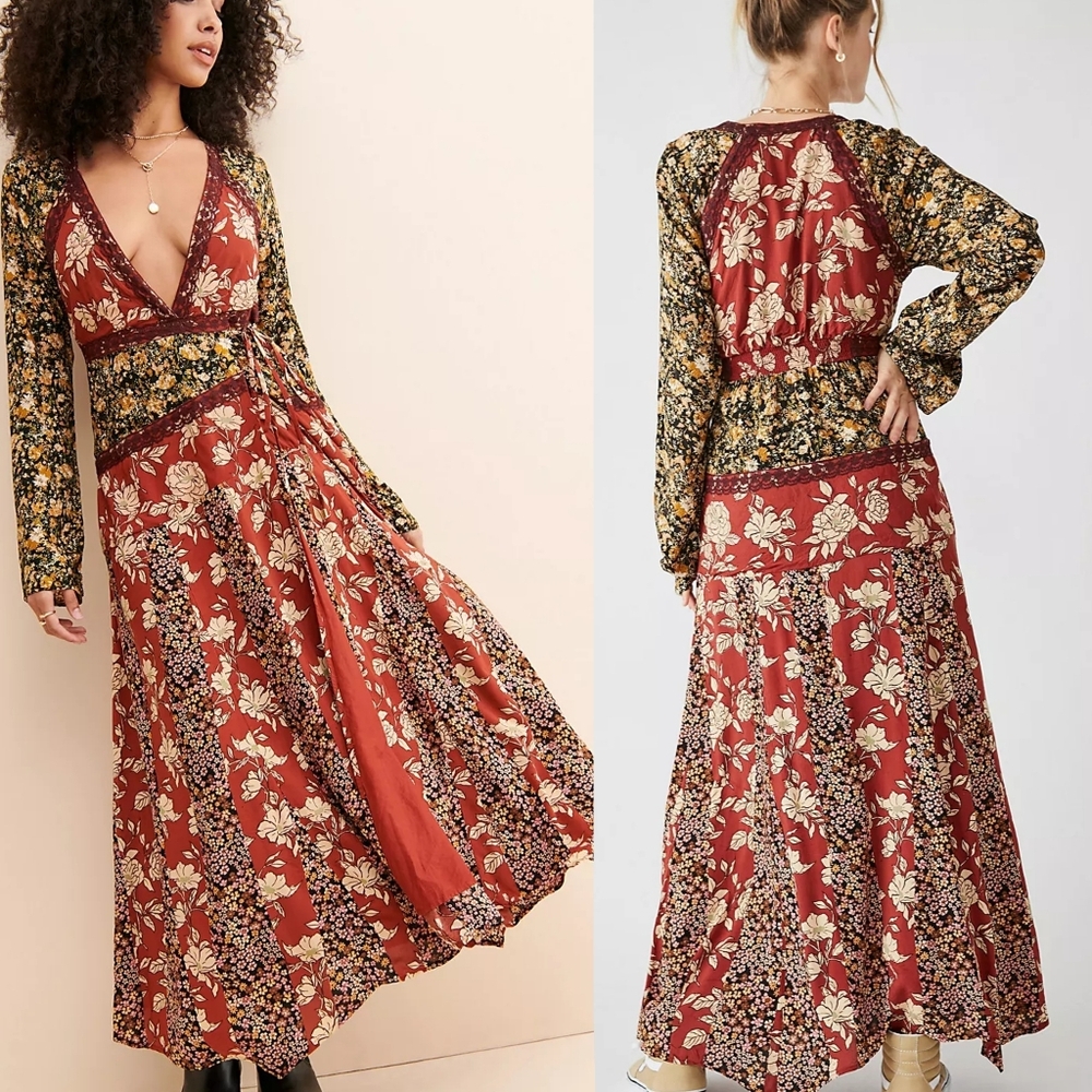 Free People Tilda Wrap Dress XS